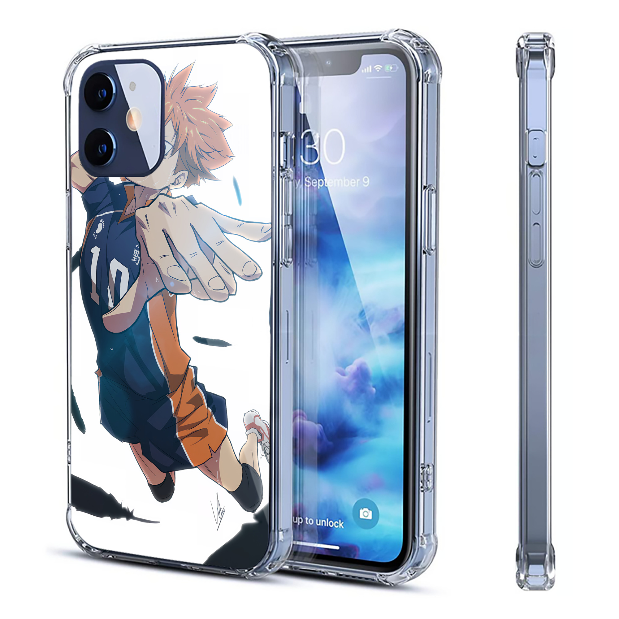 （画像用） ハイキュー!! Haikyu!! 【iPhone 12シリーズ対応】透明スマホケース（クリアソフトケース）